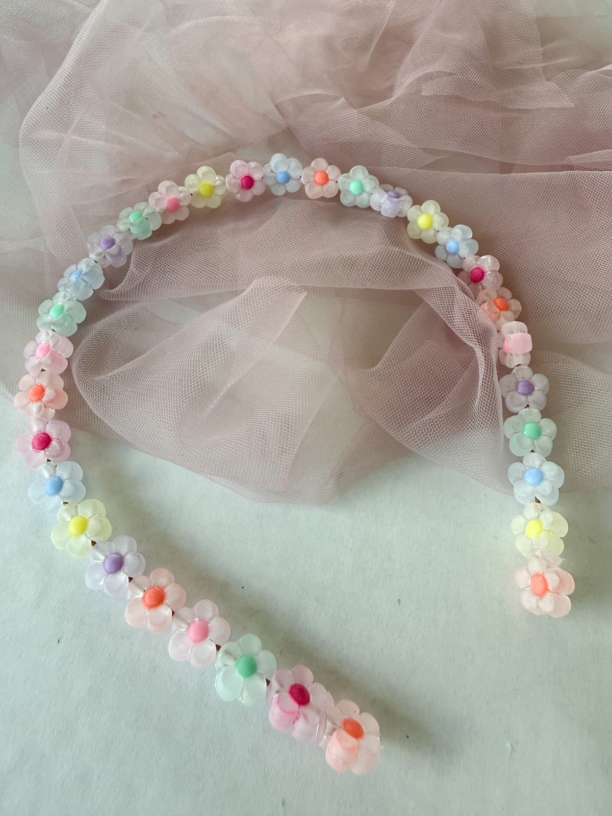 Frosted Daisies Headband