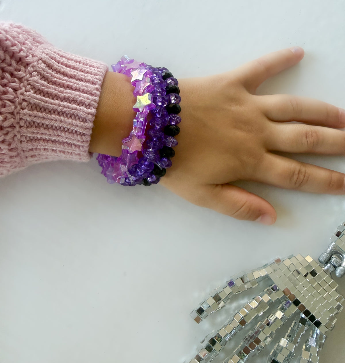 Halloween Black & Purple Bracelet Stack