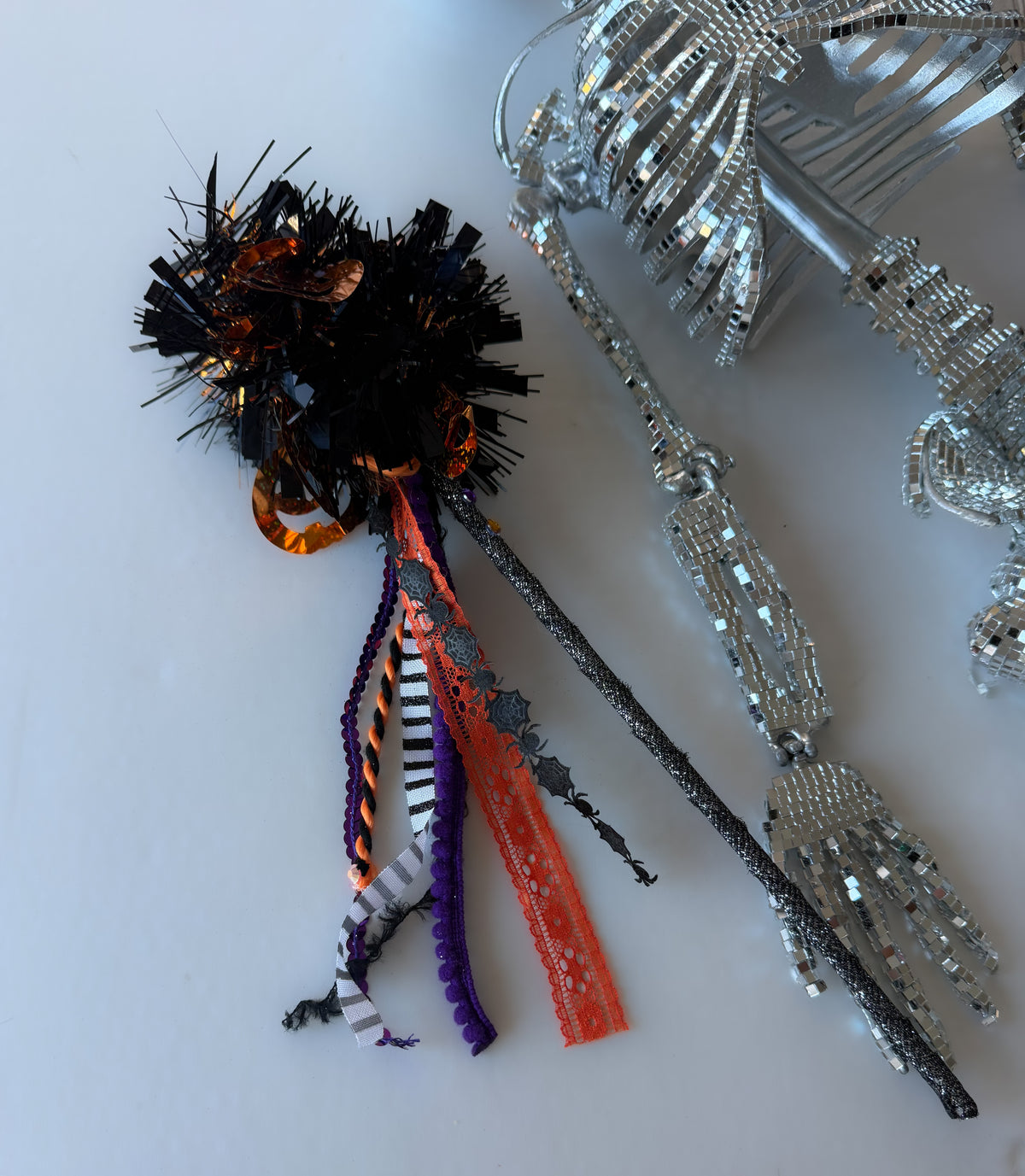 Spooky Pom Wand