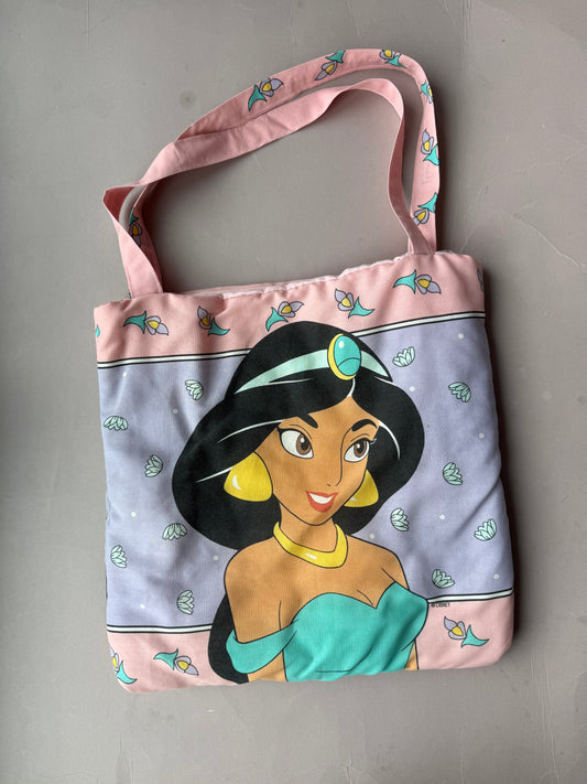 Double Sided Jasmine/Rajah Treasure Tote - Refashioned 90'S Sheet