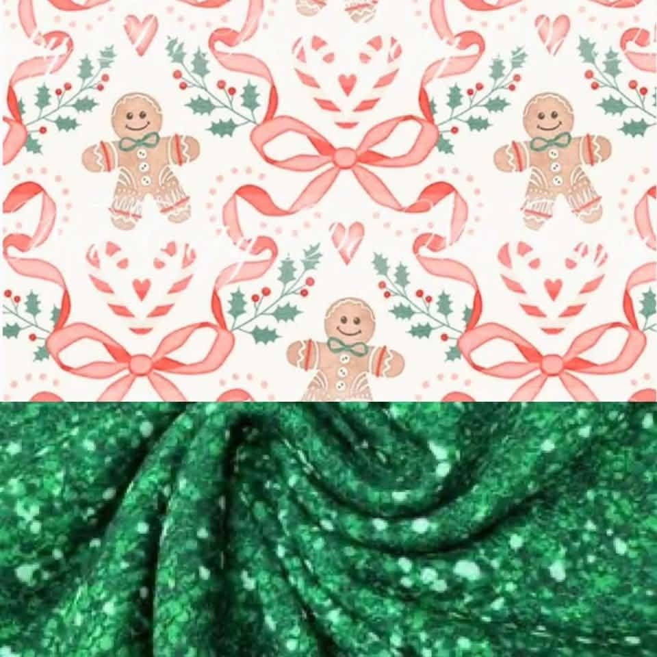 Gingerbread Bows & #31 Glitters Dream Dress LS Bamboo 7 - Mikayla